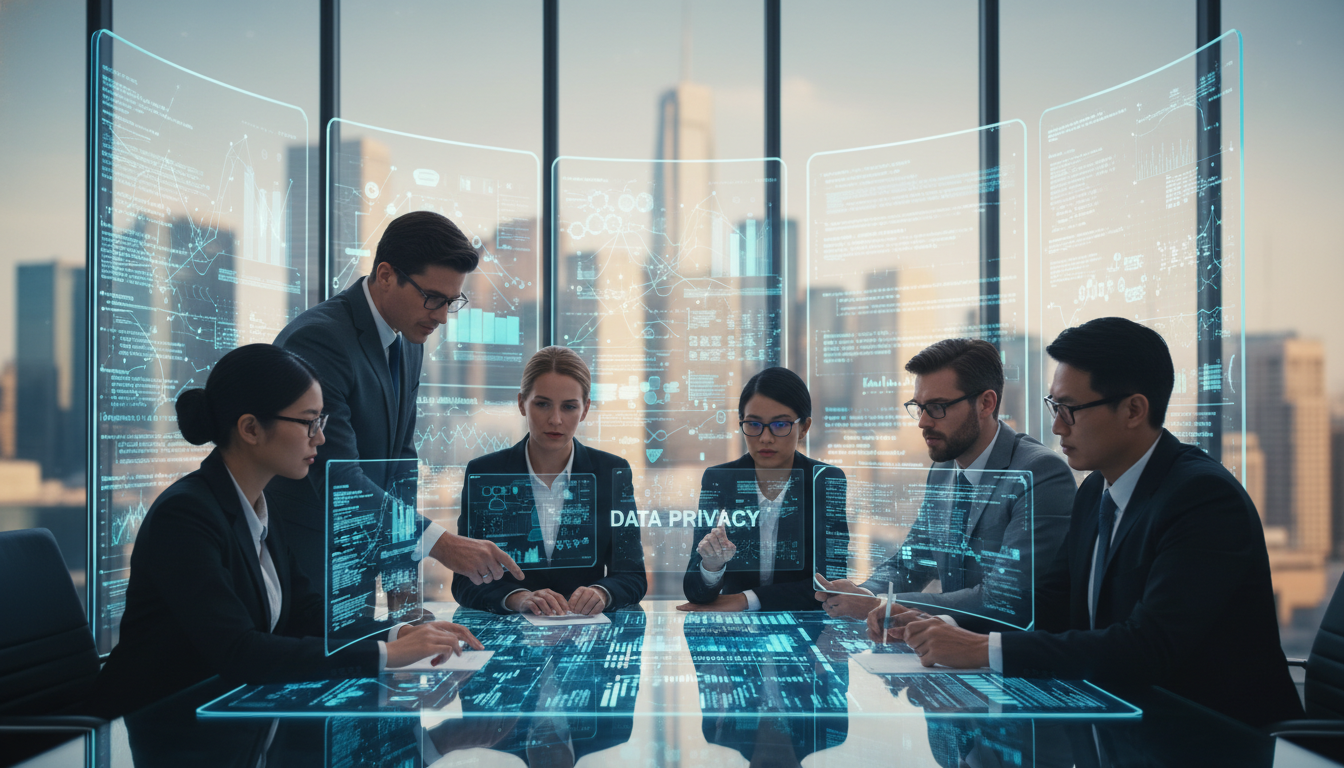 políticas de dados em aplicativos de IA