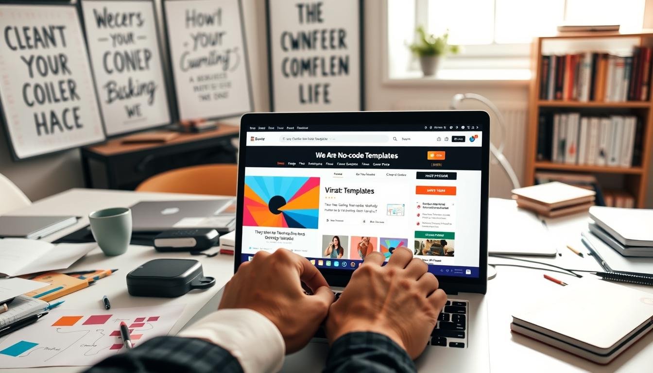 como vender templates e temas no-code como renda extra